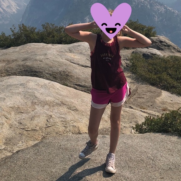 Justice Active Sports Bra and Shorts Set (S Girl’s L/12) - Picture 3 of 8